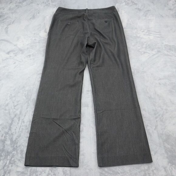 Larry Levine Pants Womens 6P Black Petite Stretch Straight Leg Slash Pockets - Picture 8 of 14